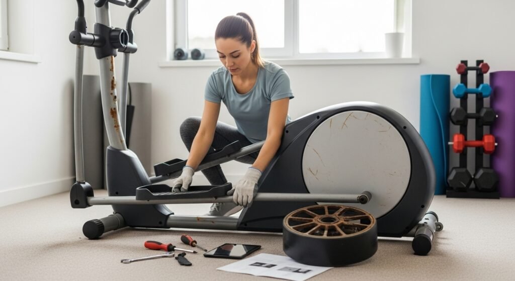 Remove an Old Elliptical Machine Safely