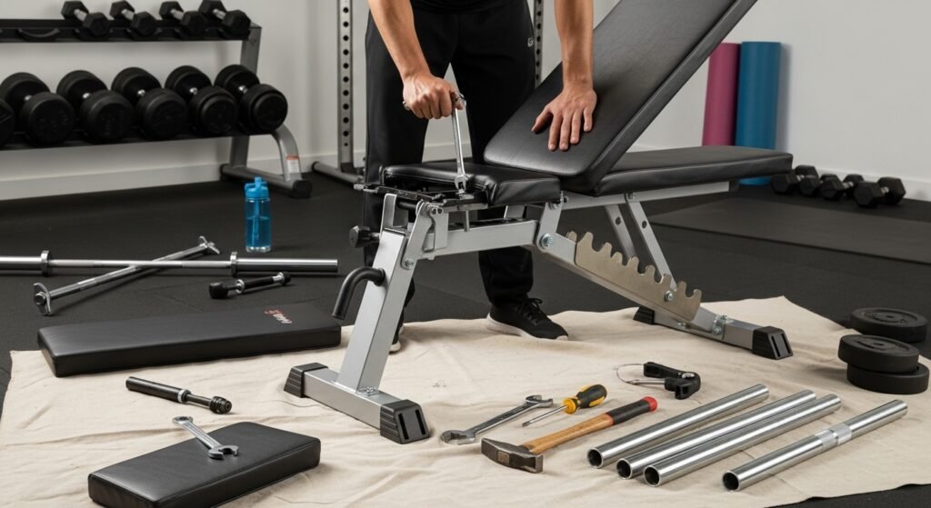 Disassembling the Weight Bench