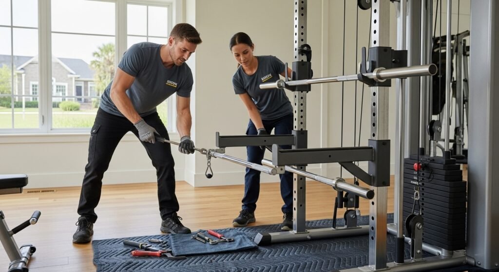 Remove Home Gym System Safely