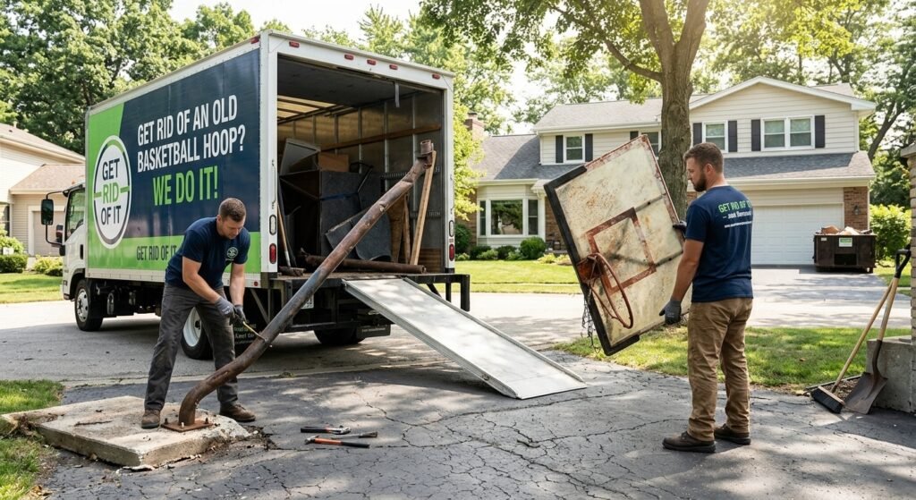 Get Rid of an Old Basketball Hoop